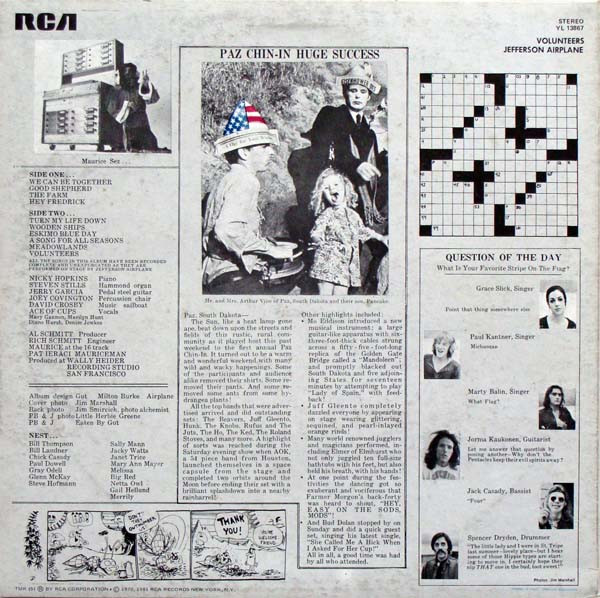Jefferson Airplane - Volunteers | RCA (YL 13867) - 2 Jefferson Airplane - Volunteers | RCA (YL 13867) - 2