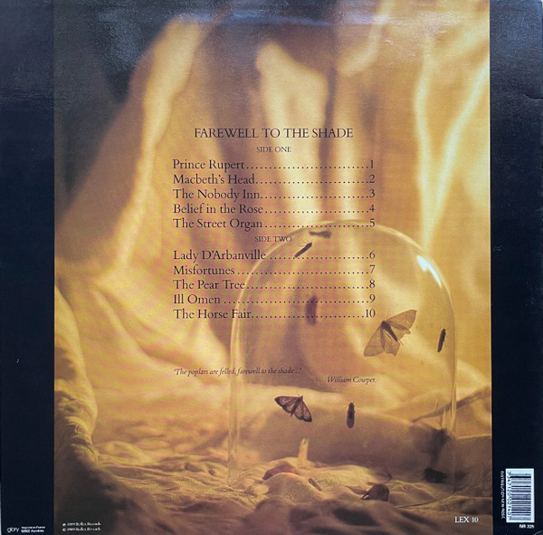 And Also The Trees - Farewell To The Shade | Reflex Records (LEX 10) - 2