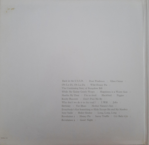 The Beatles - The Beatles | Apple Records (SWBO 101) - main