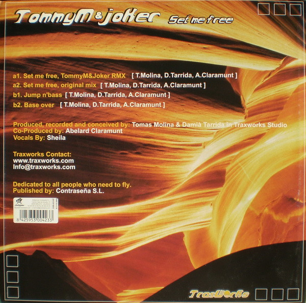 Tommy M & Joker - Set Me Free | Contraseña Records (CON-423-EP) Tommy M & Joker - Set Me Free | Contraseña Records (CON-423-EP)