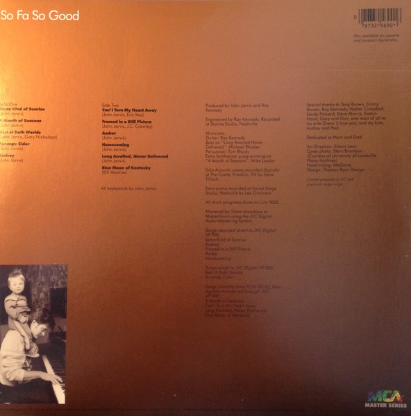 John Jarvis - So Fa So Good | MCA Records (MCA-5690) - 2