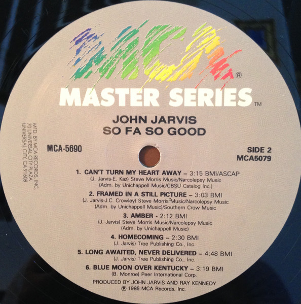 John Jarvis - So Fa So Good | MCA Records (MCA-5690) - 4