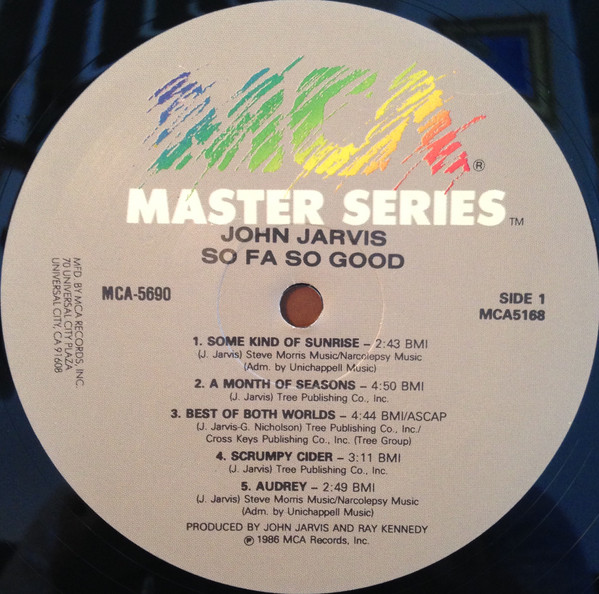 John Jarvis - So Fa So Good | MCA Records (MCA-5690) - 3