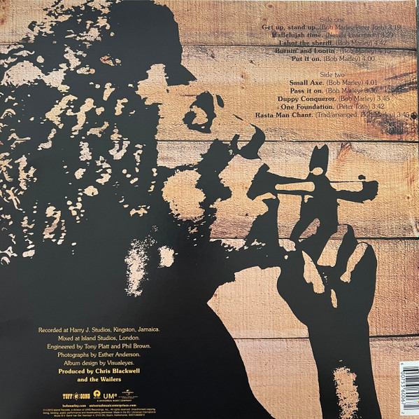 The Wailers - Burnin' | Tuff Gong (600753600672) - 4 The Wailers - Burnin' | Tuff Gong (600753600672) - 4