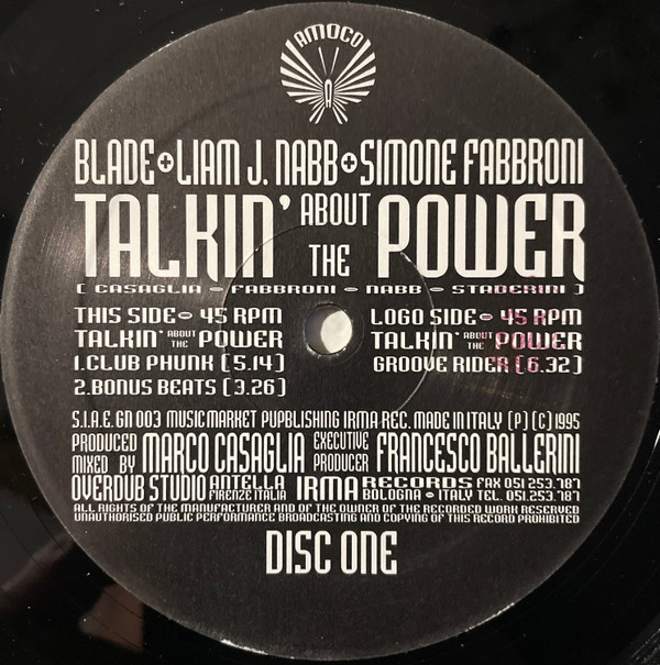 Blade + Liam J. Nabb + Simone Fabbroni - Talkin' About The Power | Amoco (GN 003) - 2