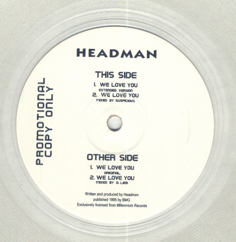 Headman - We Love You | Not On Label (none)