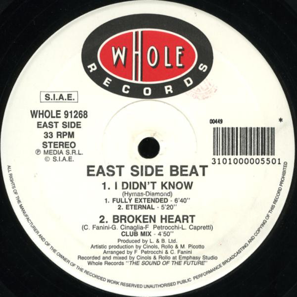 East Side Beat - I Didn't Know | Whole Records (WHOLE 91268)