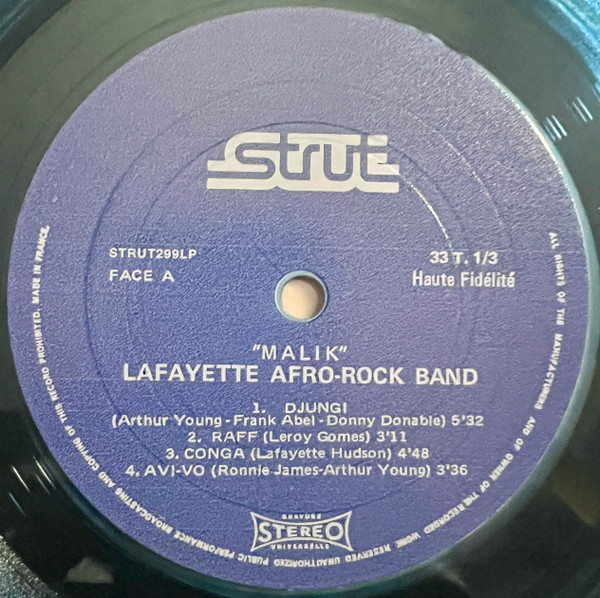 Lafayette Afro Rock Band - Malik | Strut (STRUT299LP) - 3
