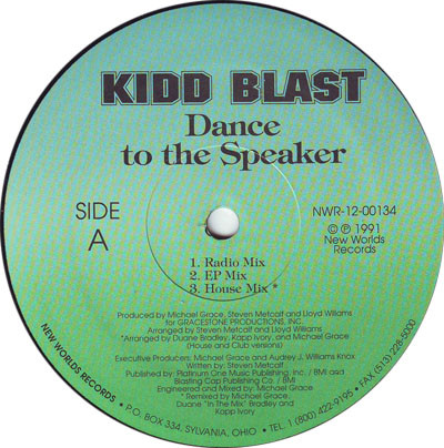 Kidd Blast - Dance To The Speaker | New Worlds Records (NWR-12-00134) - main Kidd Blast - Dance To The Speaker | New Worlds Records (NWR-12-00134) - main