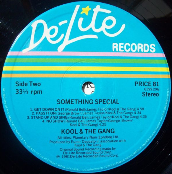 Kool & The Gang - Something Special | De-Lite Records (PRICE 81) - 4 Kool & The Gang - Something Special | De-Lite Records (PRICE 81) - 4