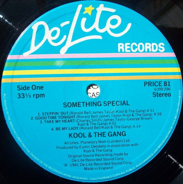 Kool & The Gang - Something Special | De-Lite Records (PRICE 81) - 3 Kool & The Gang - Something Special | De-Lite Records (PRICE 81) - 3