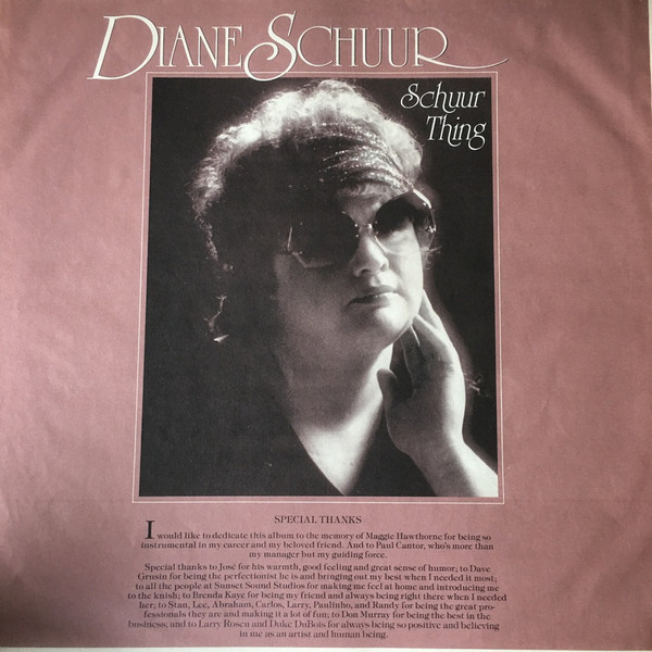 Diane Schuur - Schuur Thing | GRP (GRP 91 022) - 3