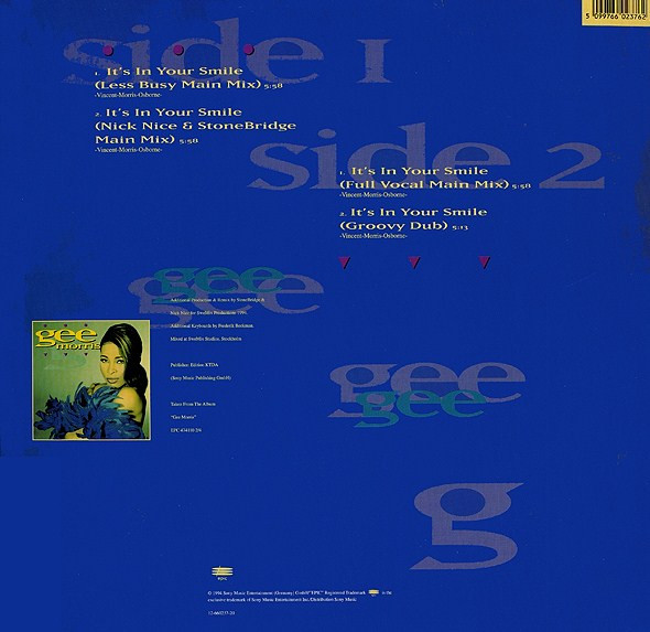 Gee Morris - It's In Your Smile | Epic (EPC 660237 6)