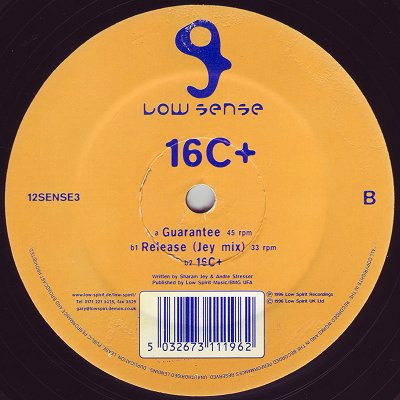 16C+ - Guarantee | Low Sense (12SENSE3) - 2