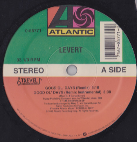 Levert - Good Ol' Days | Atlantic (0-85771)