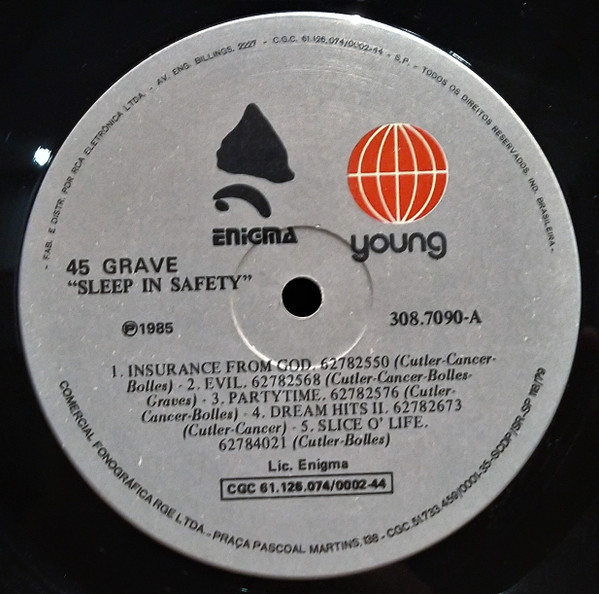 45 Grave - Sleep In Safety | Young (308.7090) - 3