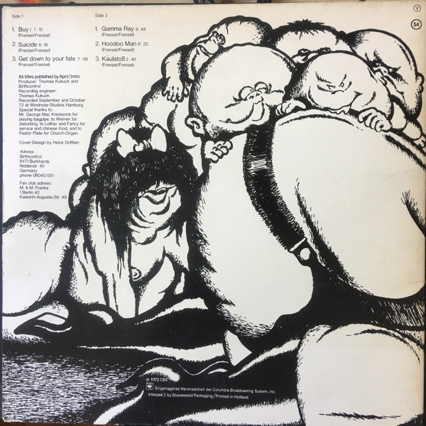 Birth Control - Hoodoo Man | CBS (S 65316) - 4