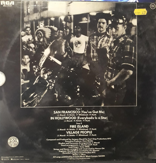 Village People - Village People | RCA Victor (SPL1-7117) - 4