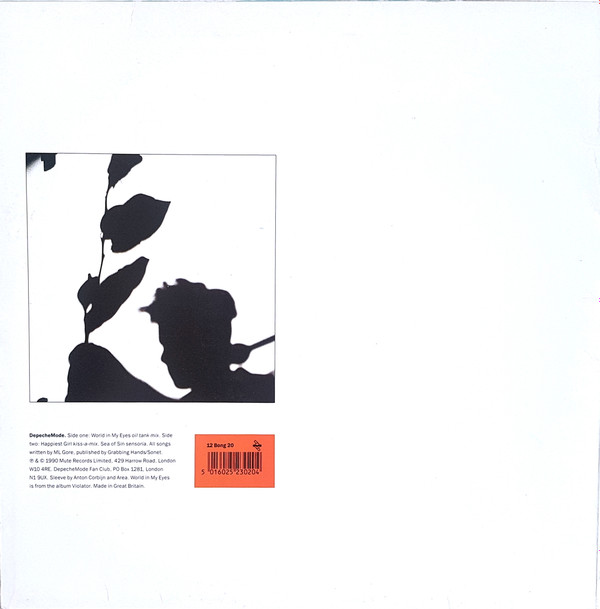 Depeche Mode - World In My Eyes / Happiest Girl / Sea Of Sin | Mute (12 Bong 20) - 2
