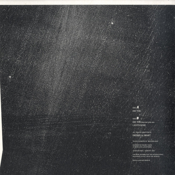 Dreher & Smart - Wanzka E.P. | Acker Records (ACKER RECORDS 05)