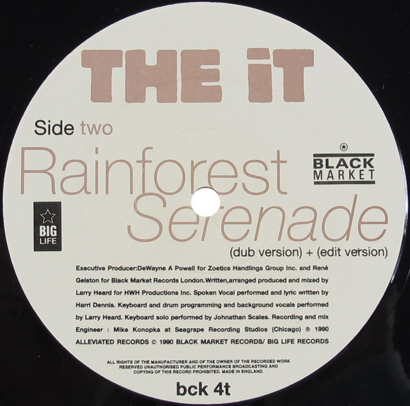 The It - Rainforest Serenade | Black Market Records (BCK 4T) - 3