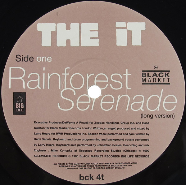 The It - Rainforest Serenade | Black Market Records (BCK 4T) - 2