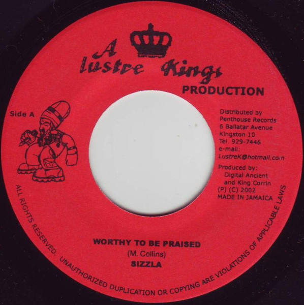 Sizzla / I Lue - Worthy To Be Praised / The Sabbath | Lustre Kings (none)