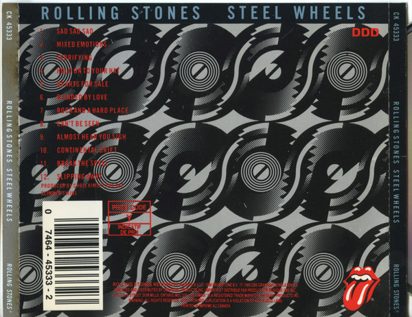The Rolling Stones - Steel Wheels | Rolling Stones Records (CK 45333) - 3 The Rolling Stones - Steel Wheels | Rolling Stones Records (CK 45333) - 3