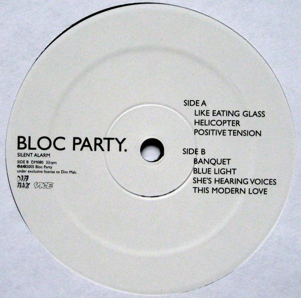 Bloc Party - Silent Alarm | Dim Mak Records (DM080) - 4