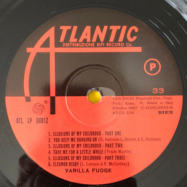 Vanilla Fudge - Vanilla Fudge | Atlantic (ATL-ST 08012) - 4 Vanilla Fudge - Vanilla Fudge | Atlantic (ATL-ST 08012) - 4