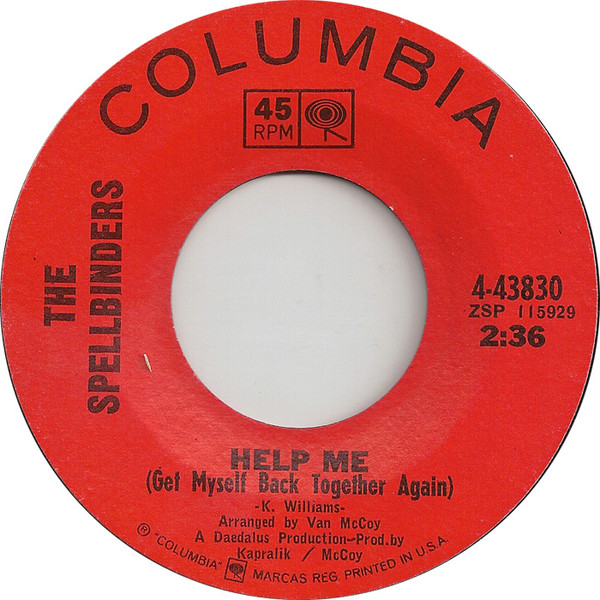 The Spellbinders - Help Me (Get Myself Back Together Again) | Columbia (4-43830) - main
