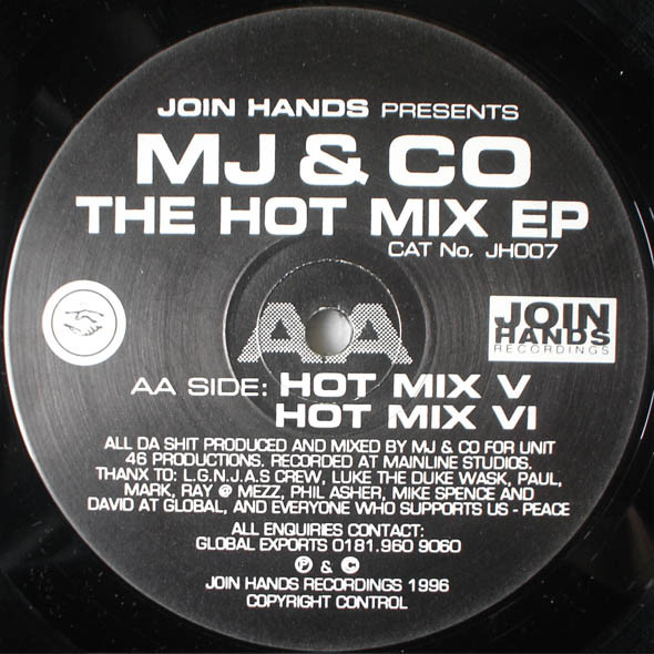 Mj & Co - The Hot Mix EP | Join Hands Recordings (JH 007)