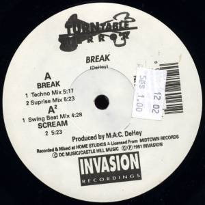 Turntable Terror - Break | Invasion Recordings (INV 36006)