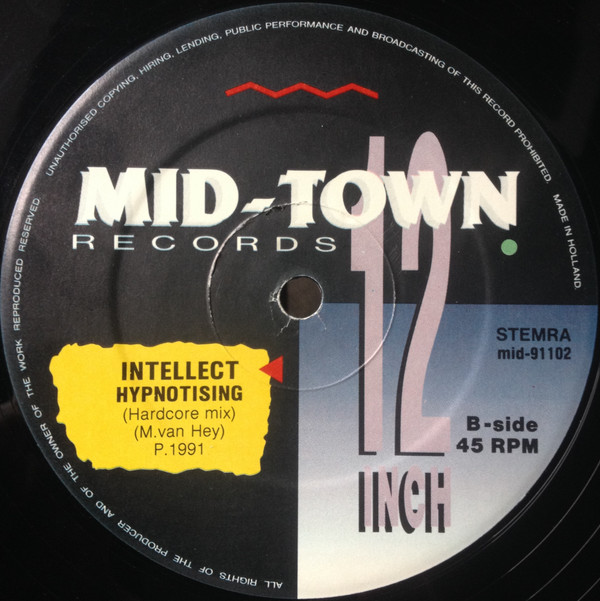 Intellect - Hypnotising | Mid-Town Records (mid-91102) - 2 Intellect - Hypnotising | Mid-Town Records (mid-91102) - 2