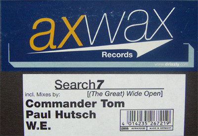 Search 7 - (The Great) Wide Open | Axwax Records (AXWAX 2020) - 3