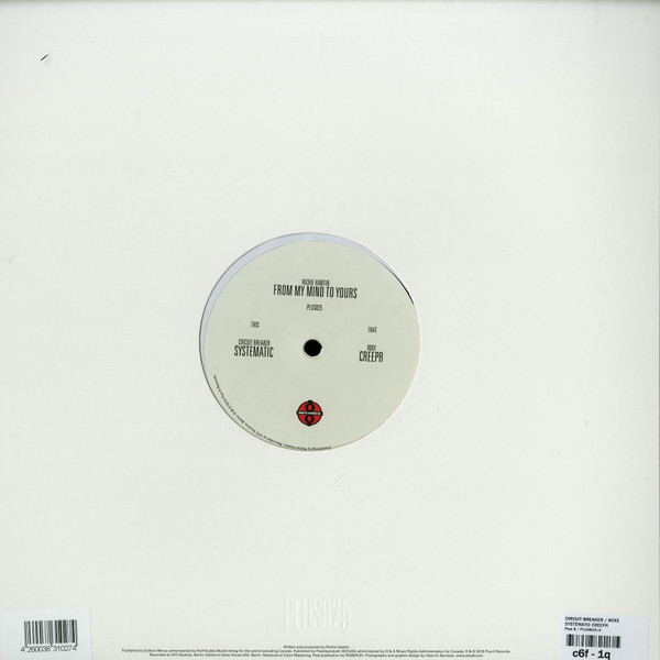 Richie Hawtin - From My Mind To Yours | Plus 8 Records (PLUS825) - 2