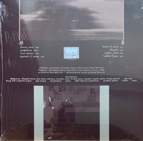 Sarah Davachi - Antiphonals | Late Music (LMIVLPC) - 3