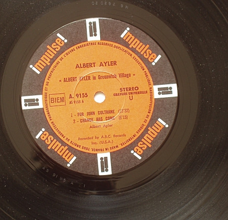 Albert Ayler - In Greenwich Village | Impulse! (A-9155) - 4 Albert Ayler - In Greenwich Village | Impulse! (A-9155) - 4