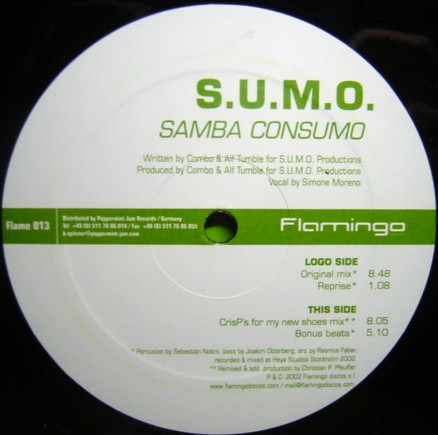 S.U.M.O. - Samba Consumo | Flamingo Discos (FLAME 013)