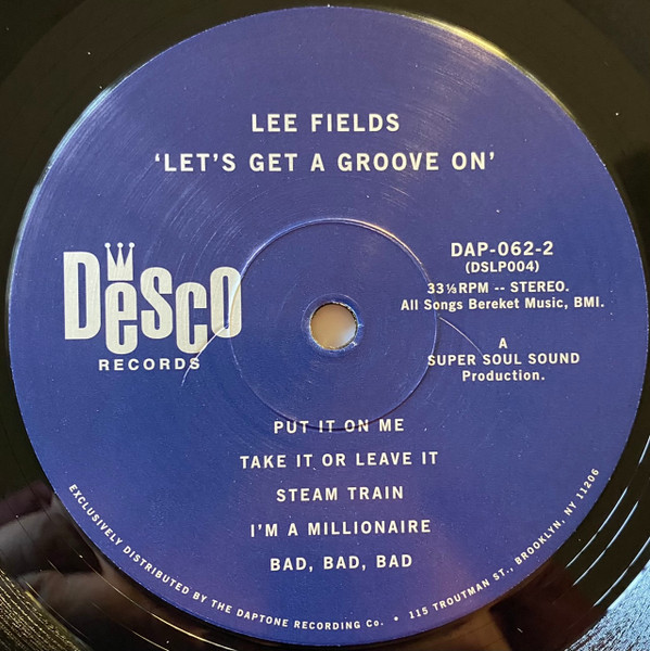 Lee Fields - Let's Get A Groove On | Desco Records (DSLP-004) - 3