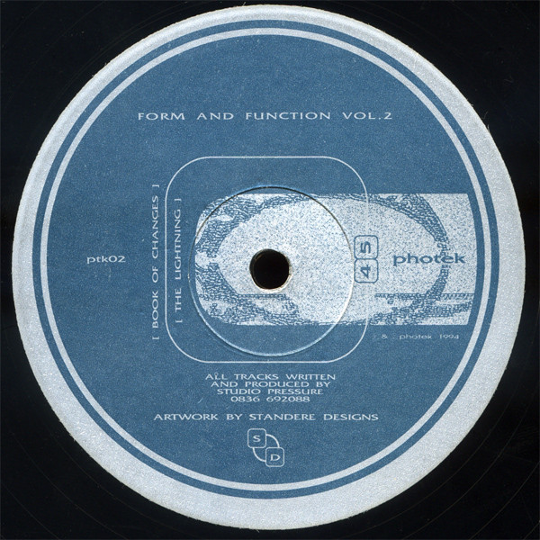 Studio Pressure - Form And Function Vol.2 | Photek (ptk02) - 3 Studio Pressure - Form And Function Vol.2 | Photek (ptk02) - 3