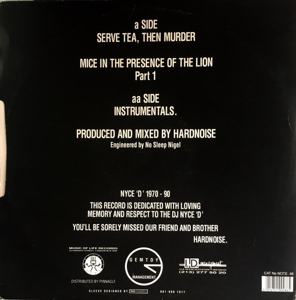 Hardnoise - Serve Tea, Then Murder | Music Of Life (NOTE 48) - 2