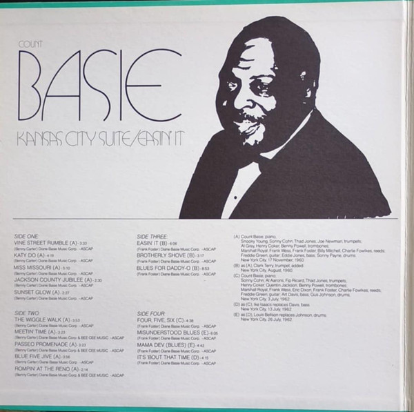 Count Basie - Kansas City Suite / Easin' It | Roulette (RE-124) - 2