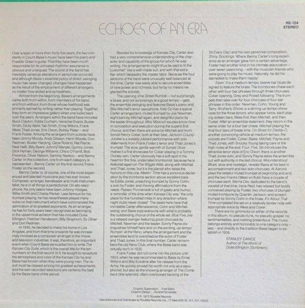 Count Basie - Kansas City Suite / Easin' It | Roulette (RE-124) - 3
