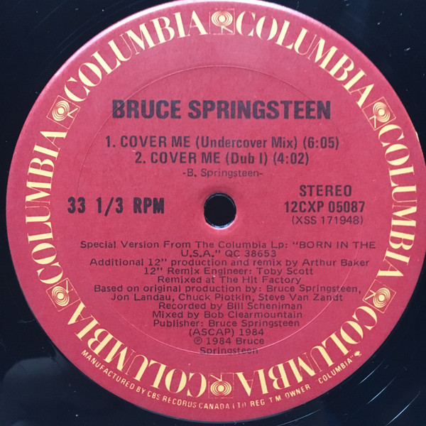 Bruce Springsteen - Cover Me | Columbia (12CXP 05087) - 3