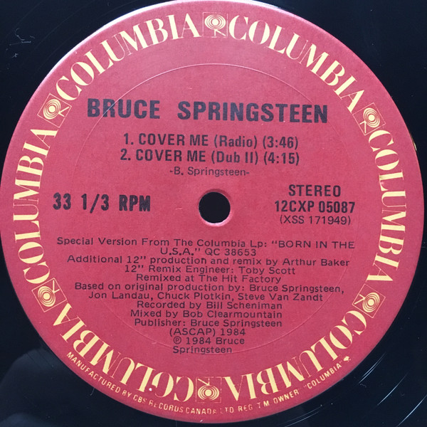 Bruce Springsteen - Cover Me | Columbia (12CXP 05087) - 4