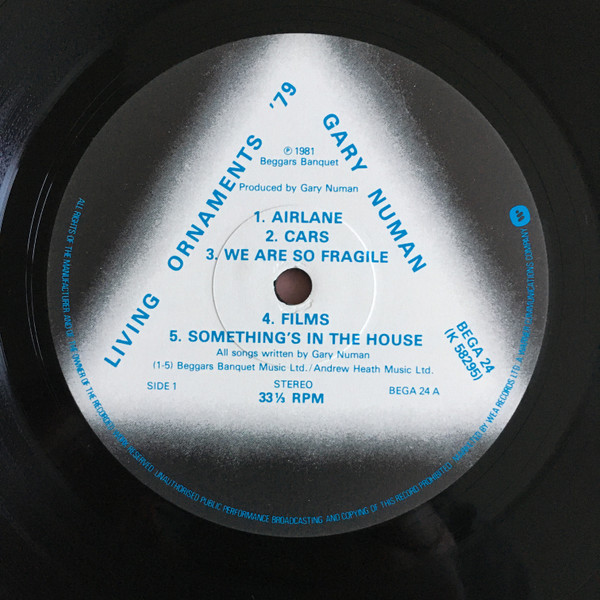 Gary Numan - Living Ornaments '79 | Beggars Banquet (BEGA 24) - 5