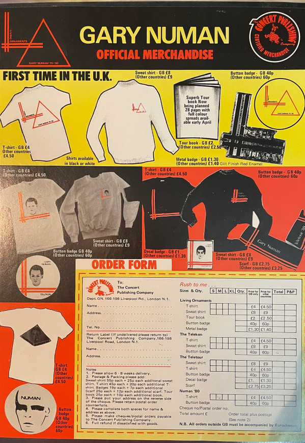 Gary Numan - Living Ornaments '79 | Beggars Banquet (BEGA 24) - 7