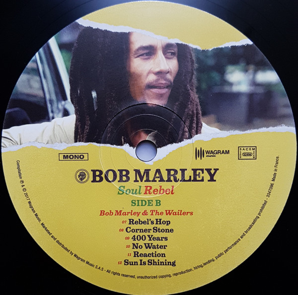 Bob Marley & The Wailers - Soul Rebel | Wagram Music (3347096) - 4 Bob Marley & The Wailers - Soul Rebel | Wagram Music (3347096) - 4