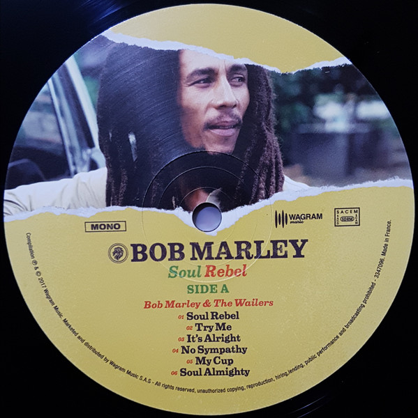 Bob Marley & The Wailers - Soul Rebel | Wagram Music (3347096) - 3 Bob Marley & The Wailers - Soul Rebel | Wagram Music (3347096) - 3